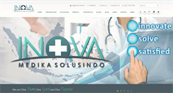 Desktop Screenshot of inovamedika.com